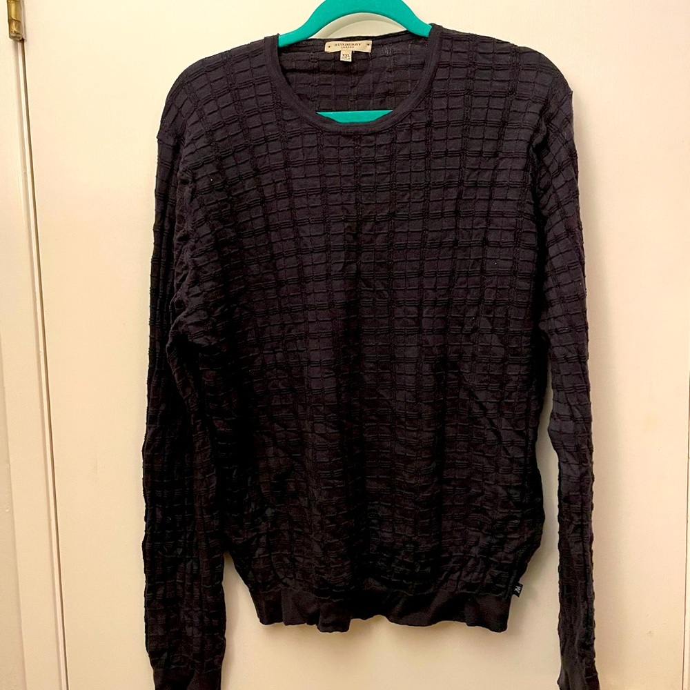 Burberry Merino Wool dusky purple sweater